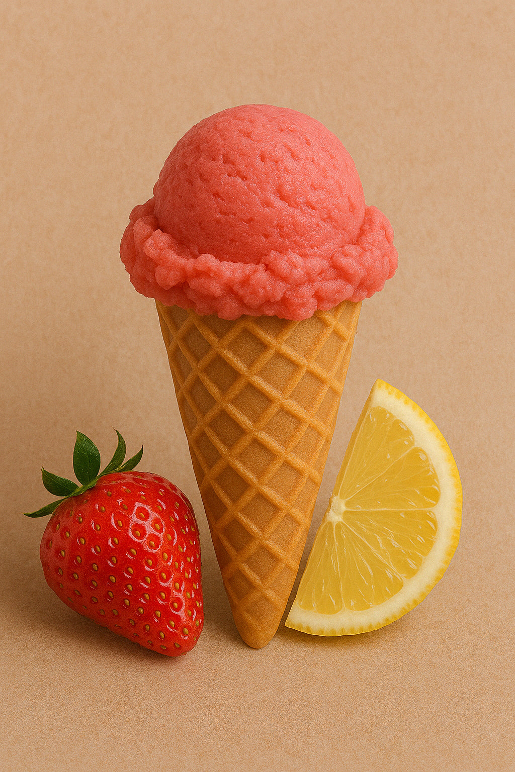 Sorbet fraise citron