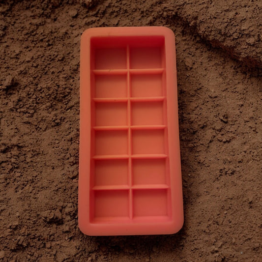 Moule silicone tablette style chocolat