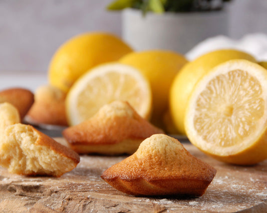 Madeleine aux citron et vanille