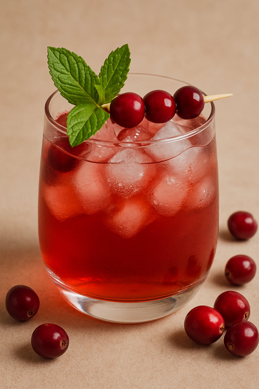 Cocktail aux canneberges