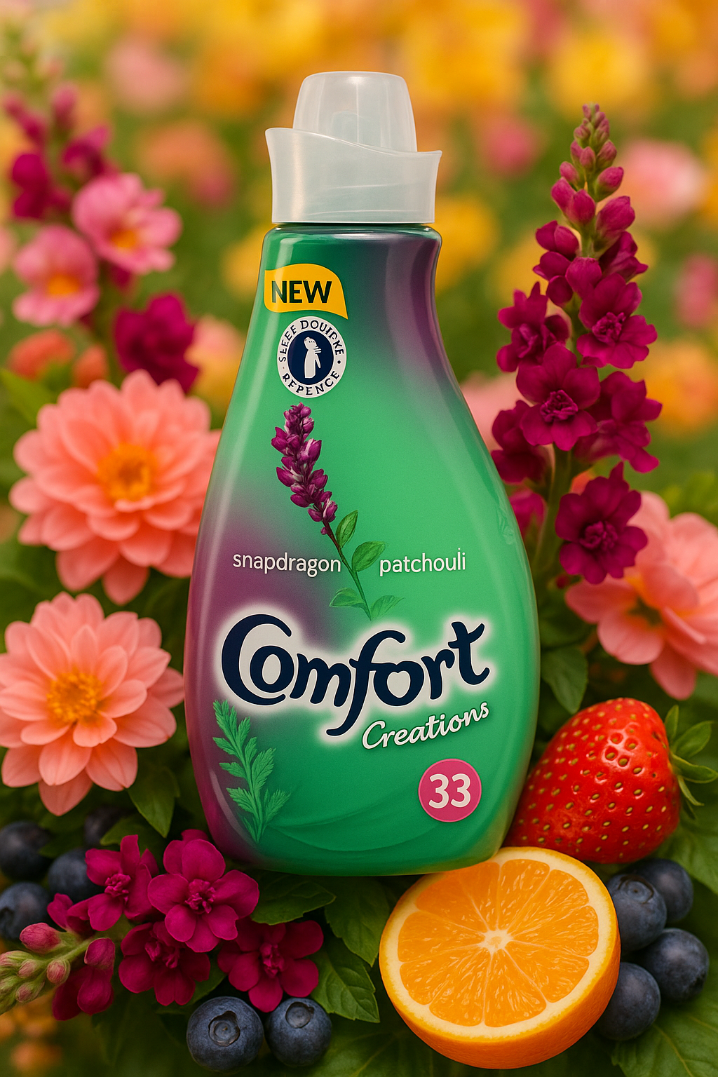 adoucissant Comfort Creations Snapdragon & Patchouli