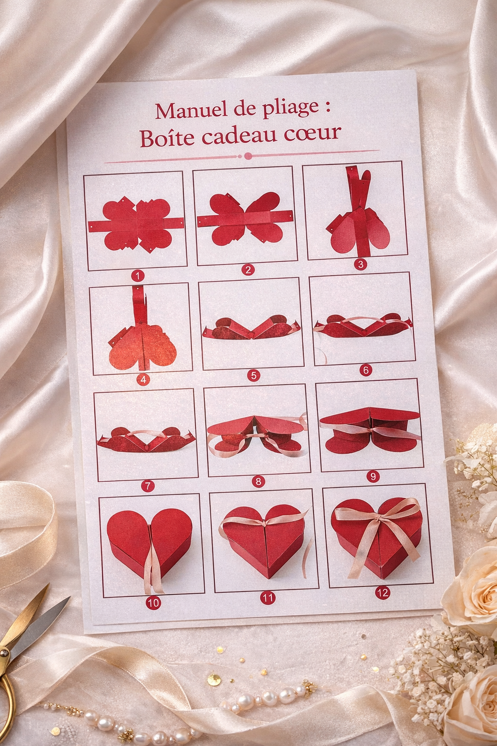 Boîte cadeau cœur