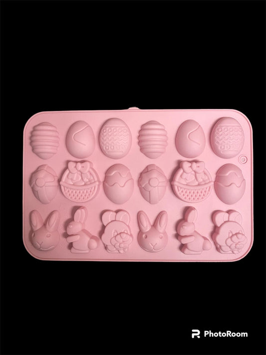 Moule silicone special Pâques 18 cavités