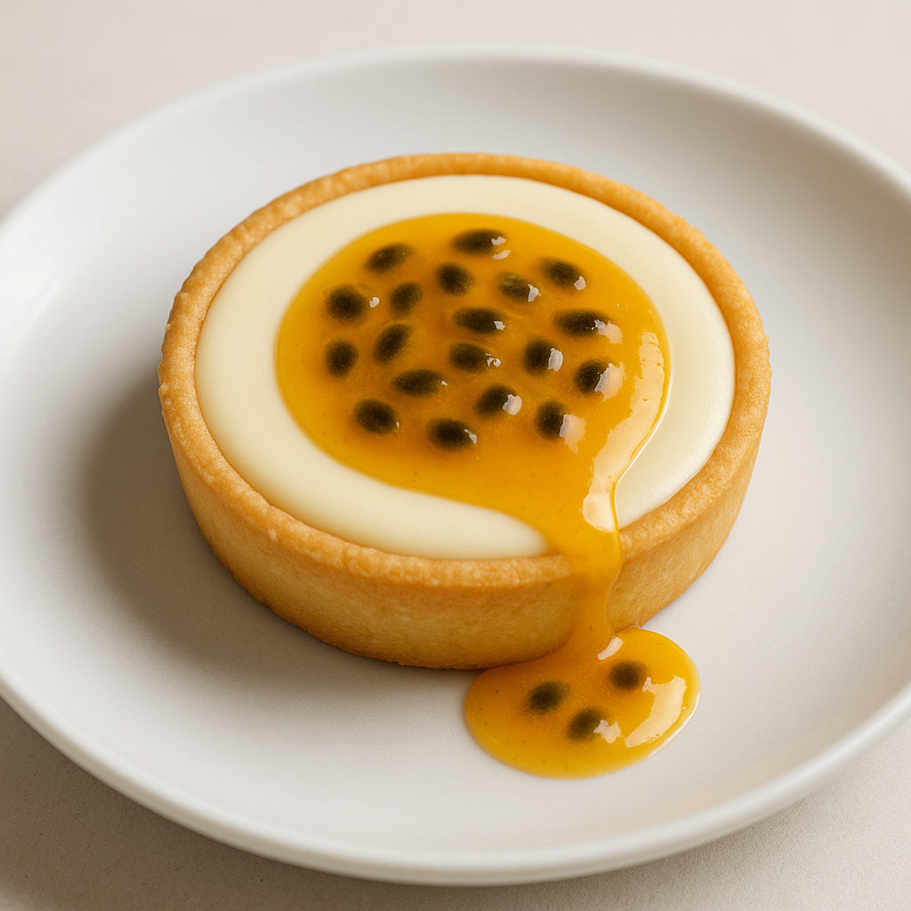 Tartelette chocolat blanc & fruit de la passion