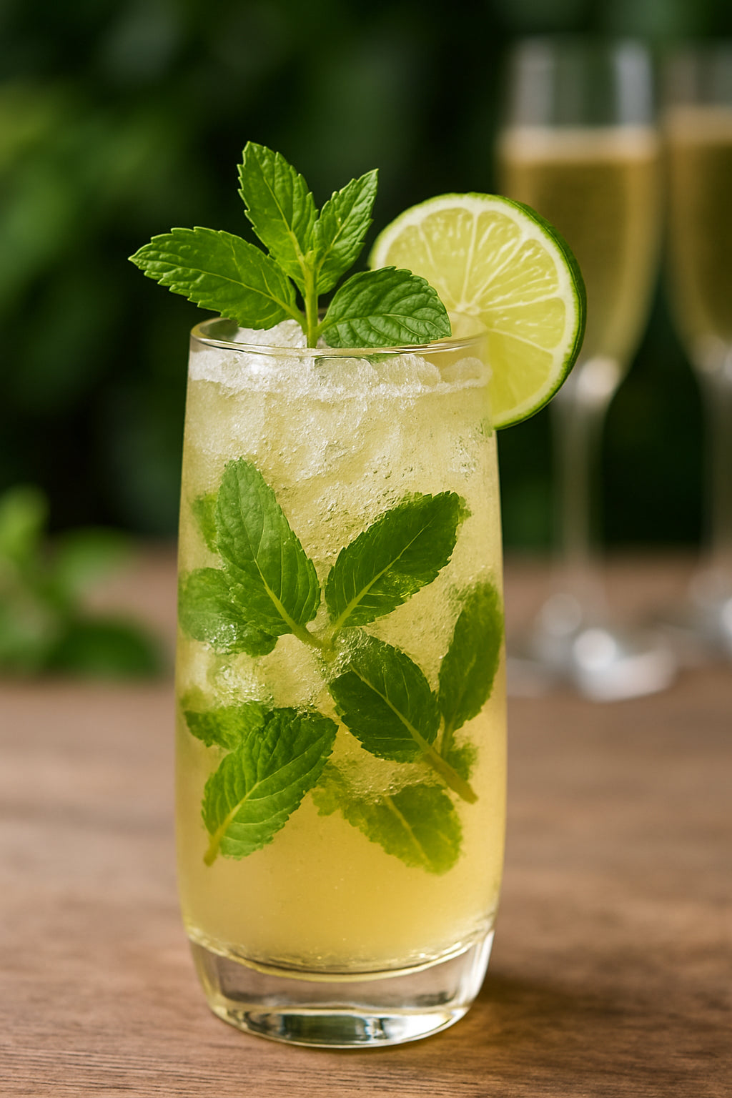 Champagne mojito