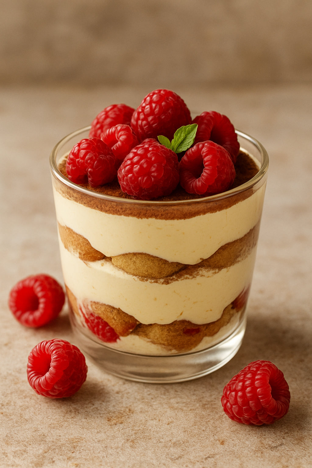 Tiramisu framboise