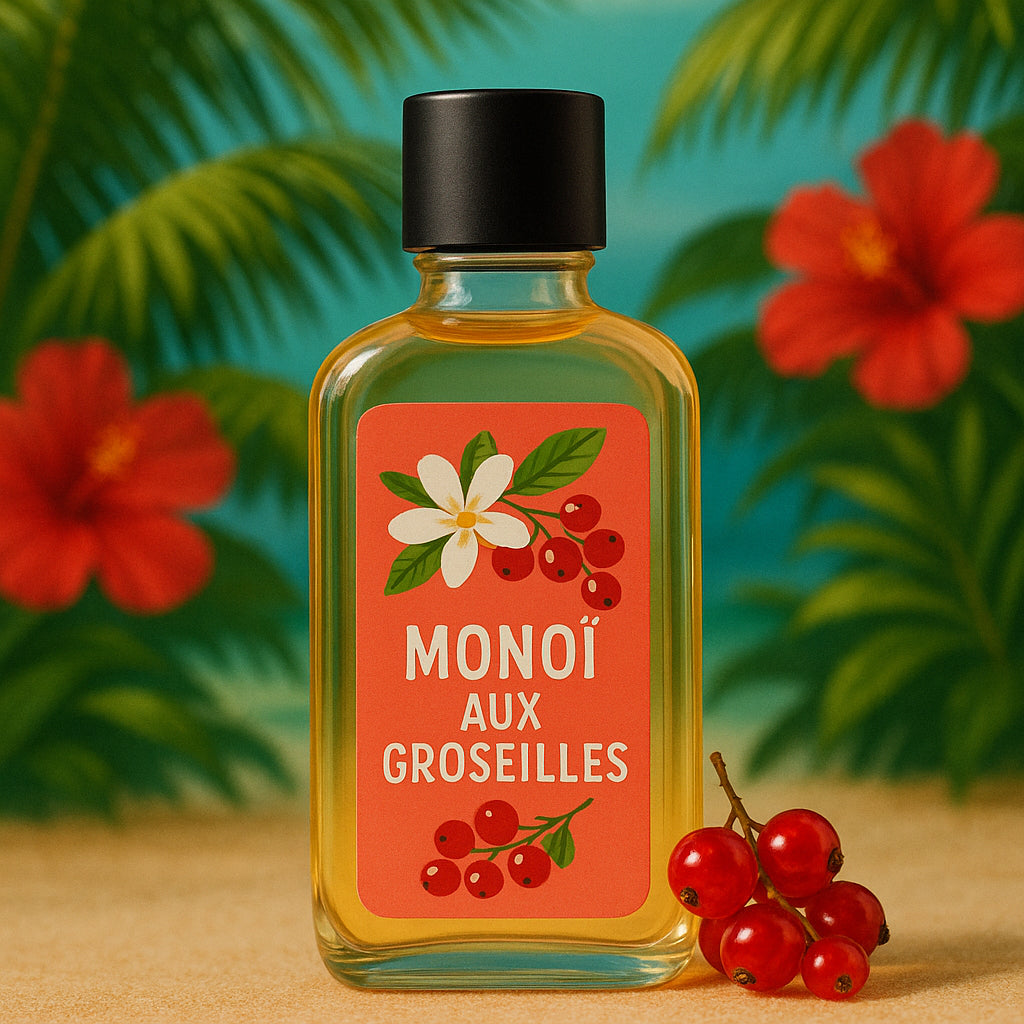 Monoï groseilles