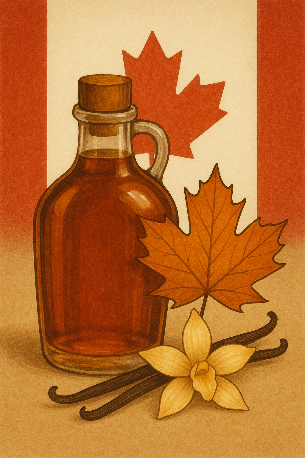 Canada : Érable & vanille fumée