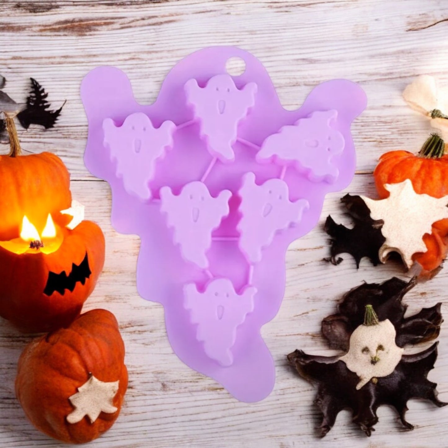 Moule silicone fantôme fondant Halloween
