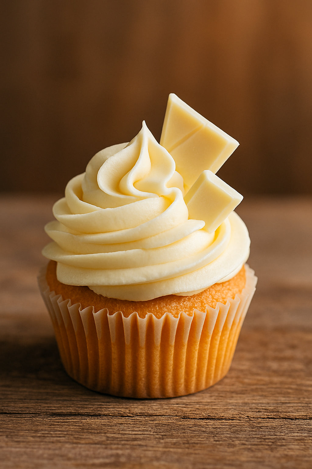 Cupcake chocolat blanc