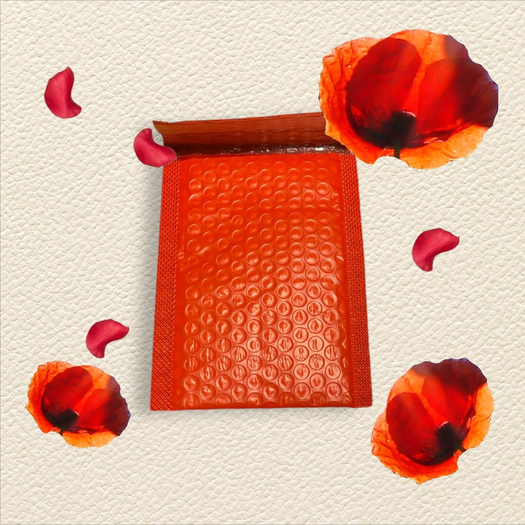 Enveloppe à bulle 9x14 Rouge  10 pièces