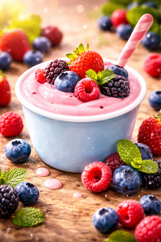 Douceur lactée fruits des bois