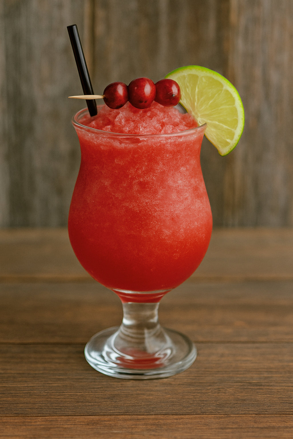 Cranberry vodka slush