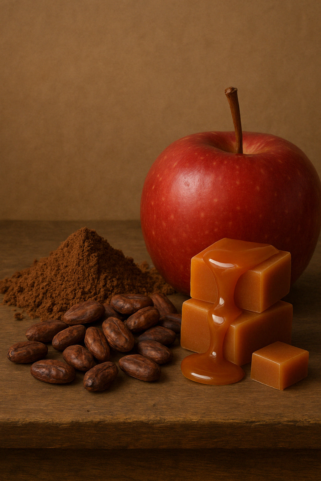 Cacao caramel pomme