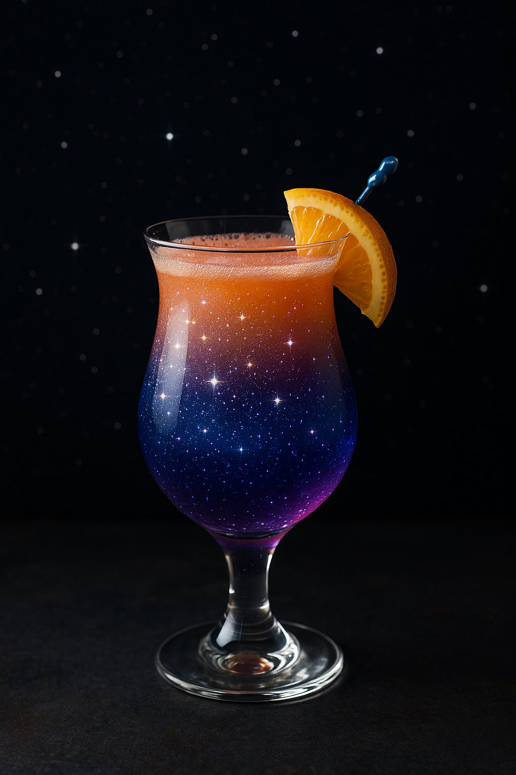 Cocktail délice ciel étoilé