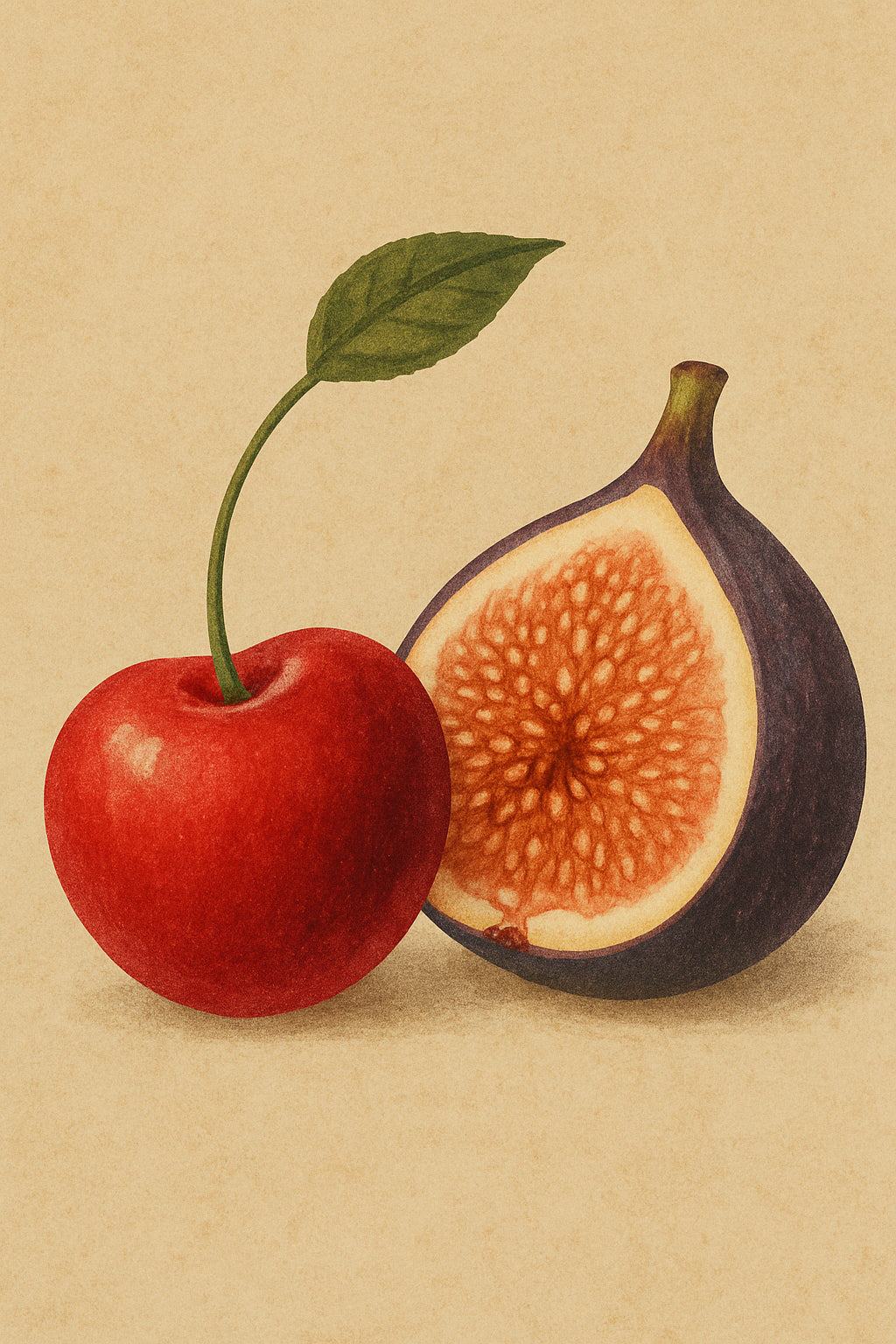 Cerise et figue