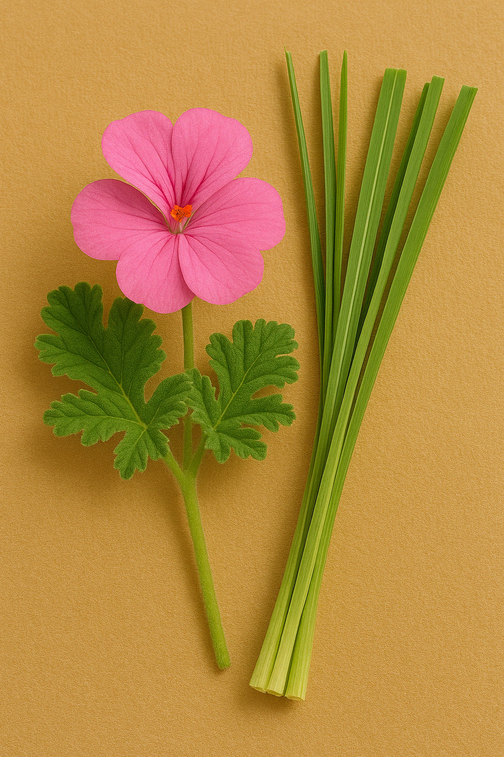 Citronnelle et Géranium