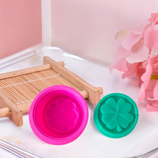 Moule silicone savon trèfle