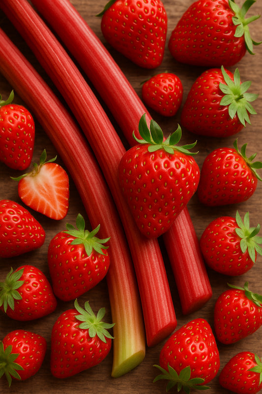 Fraise et rhubarbe