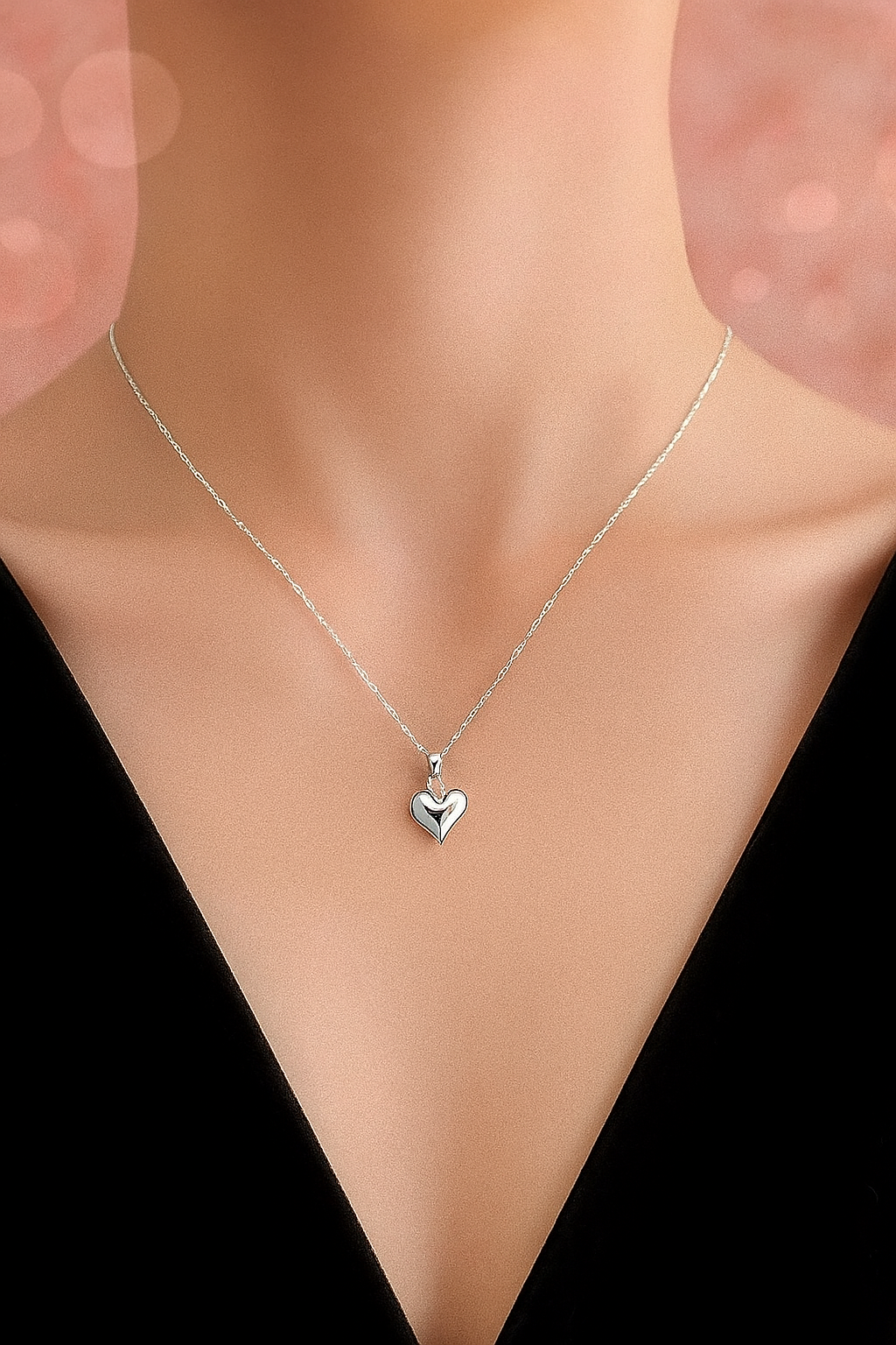 Colliers en Argent 925 – Cœur & Ondes