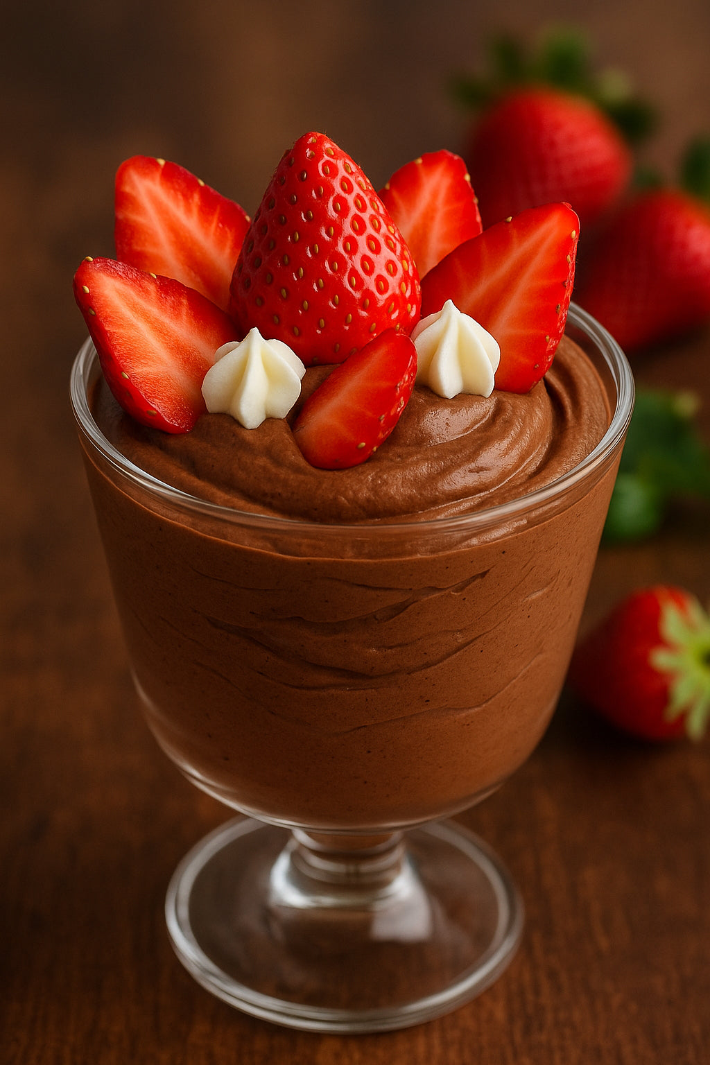 Mousse chocolat fraise