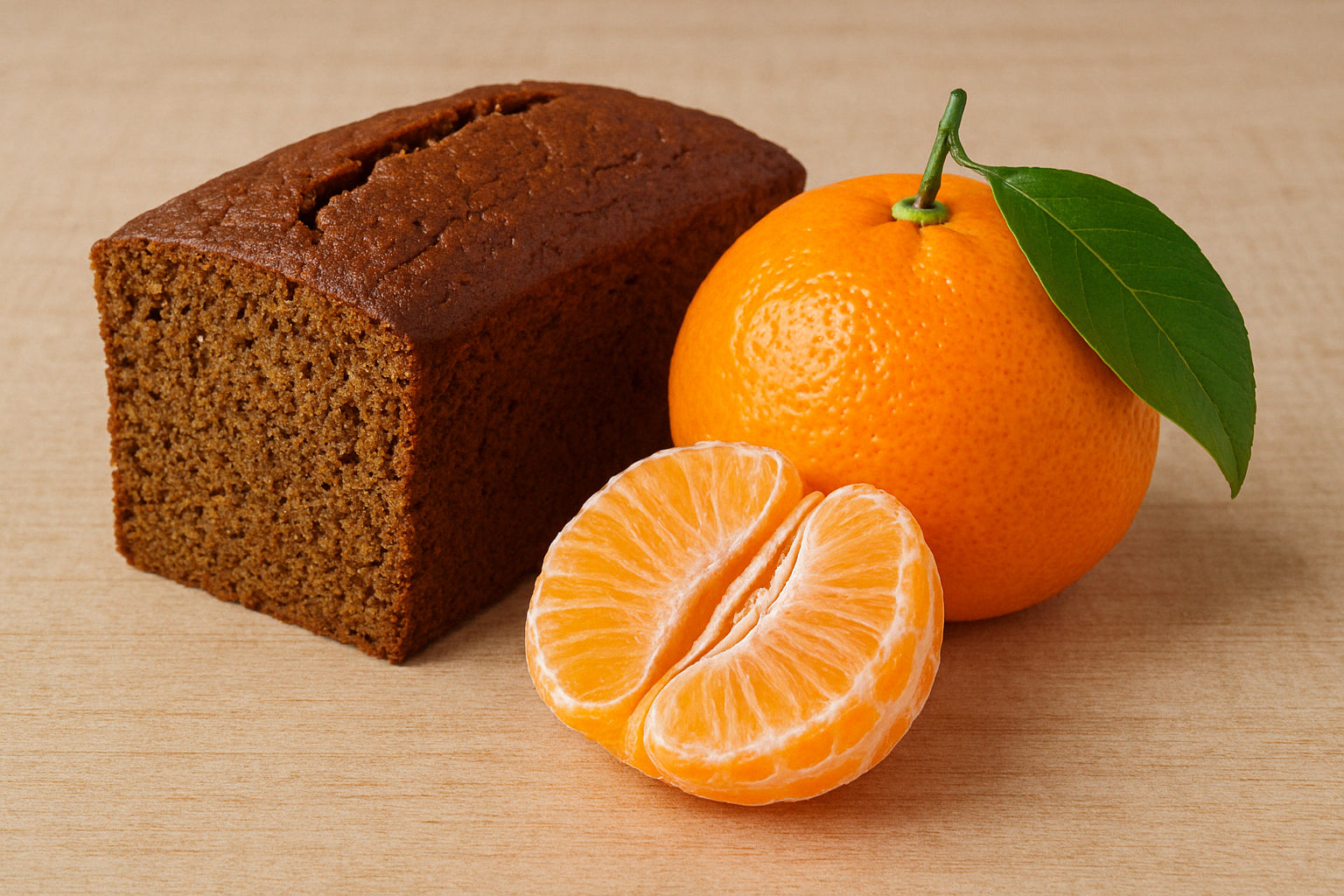 Pain d'épices et mandarine