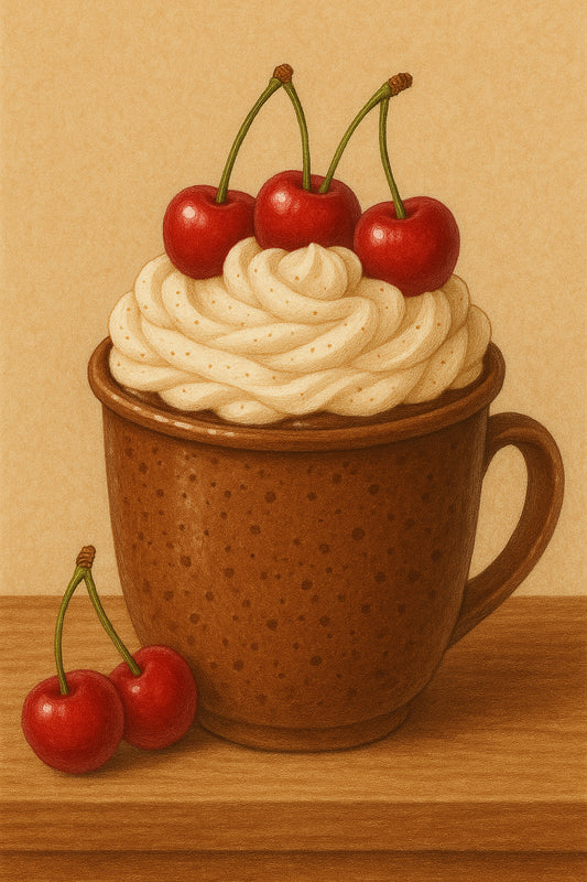 Chocolat chaud aux cerises