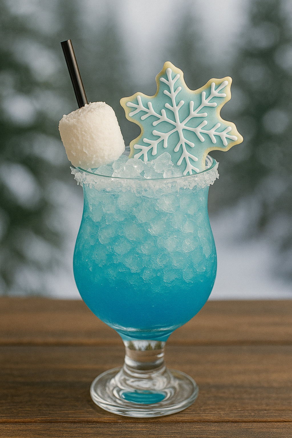 Cocktail winter wonderland