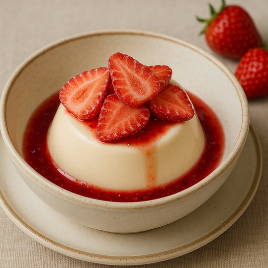 Fragola panna cotta