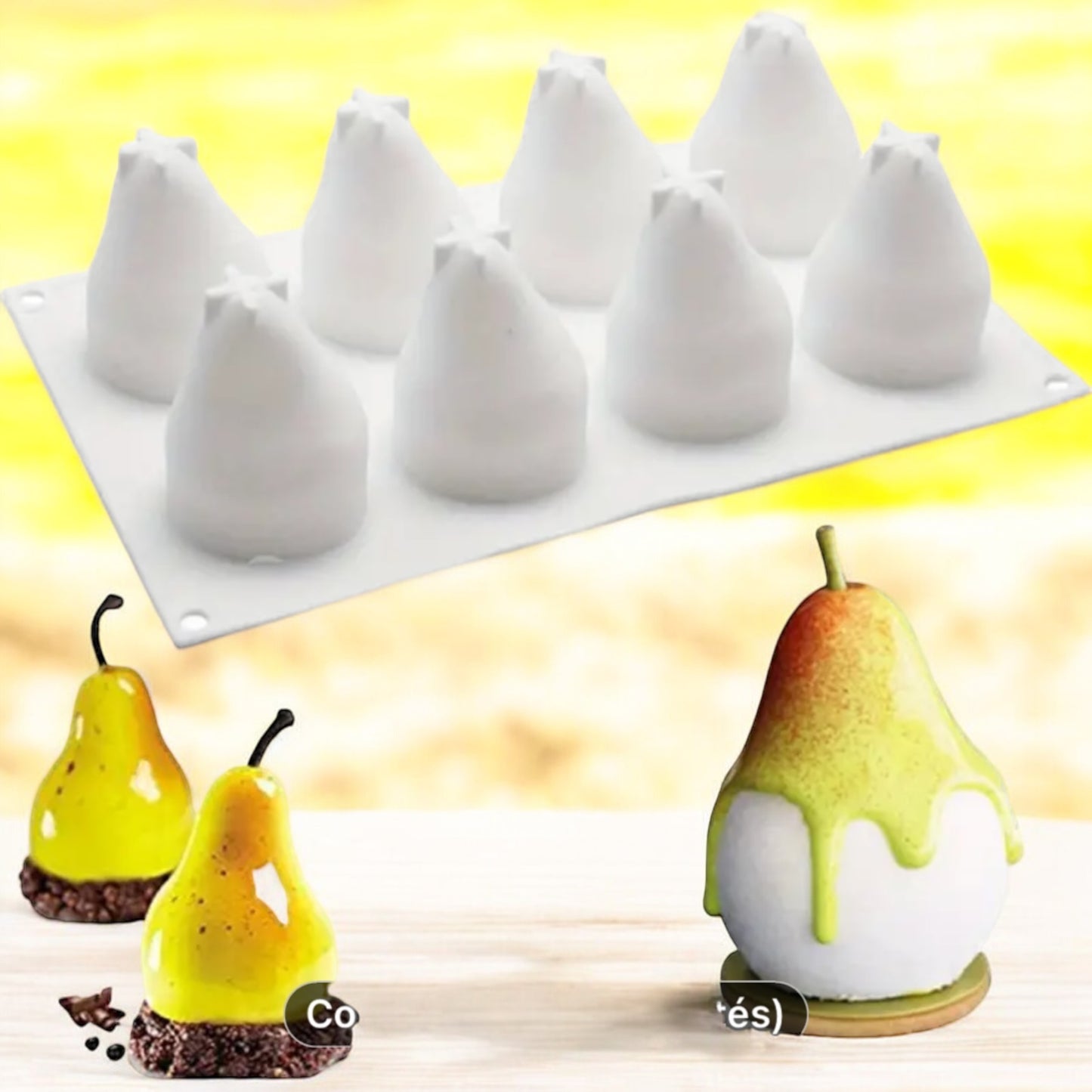 Moule silicone poire