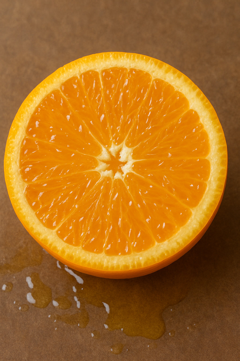 Orange juteuse