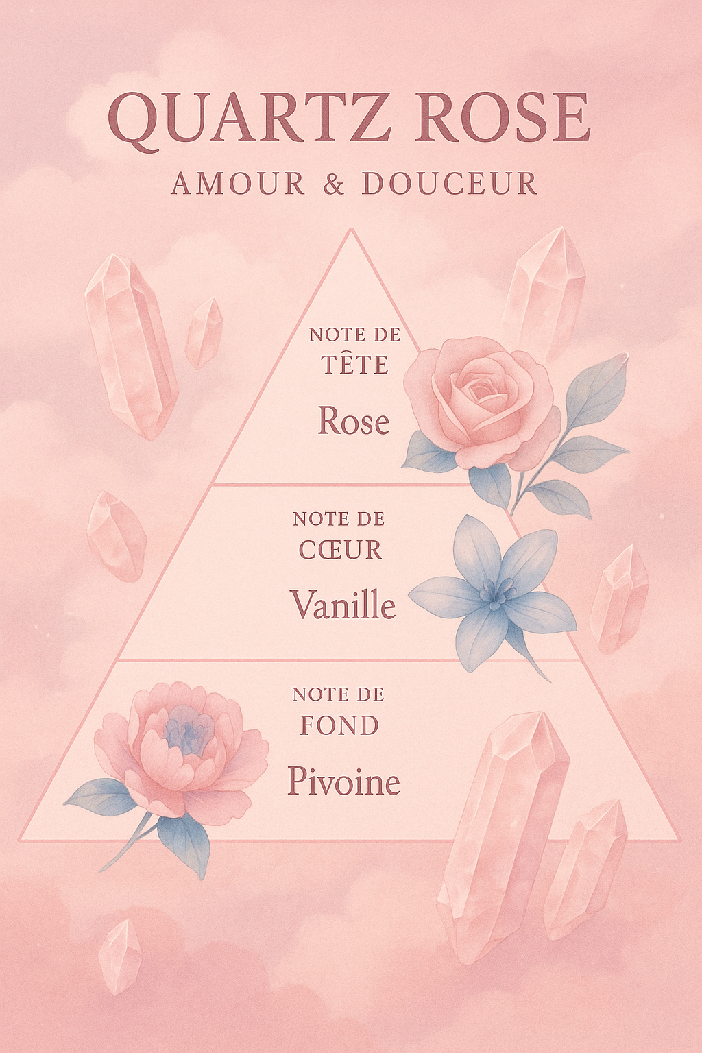 Quartz rose : Amour & douceur