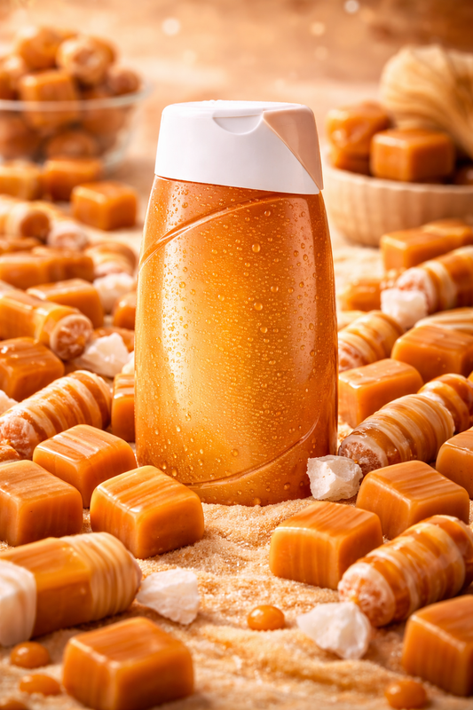 Douche caramel gourmand