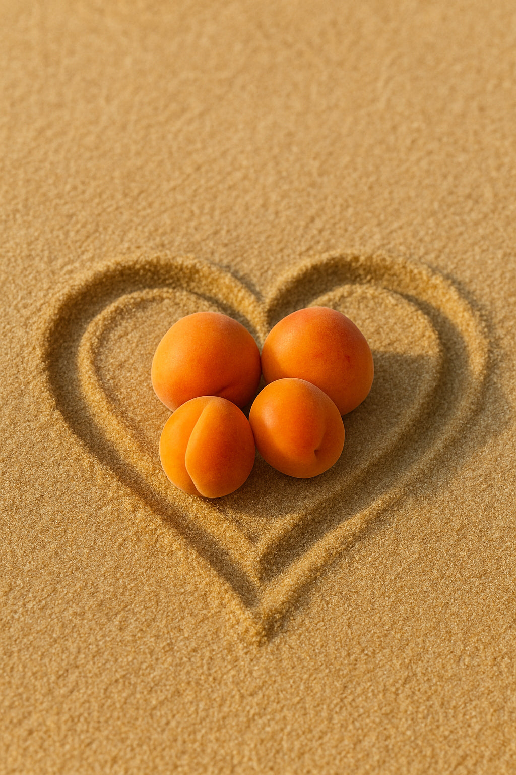 Coeur sablé aux abricots