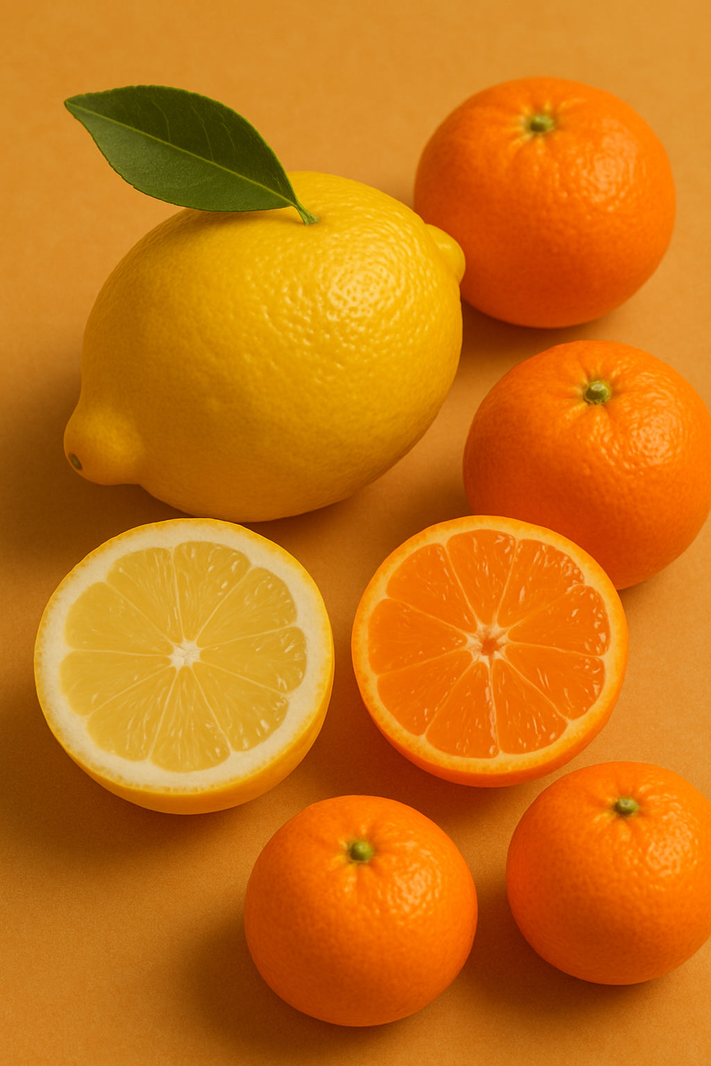 Citron et mandarine