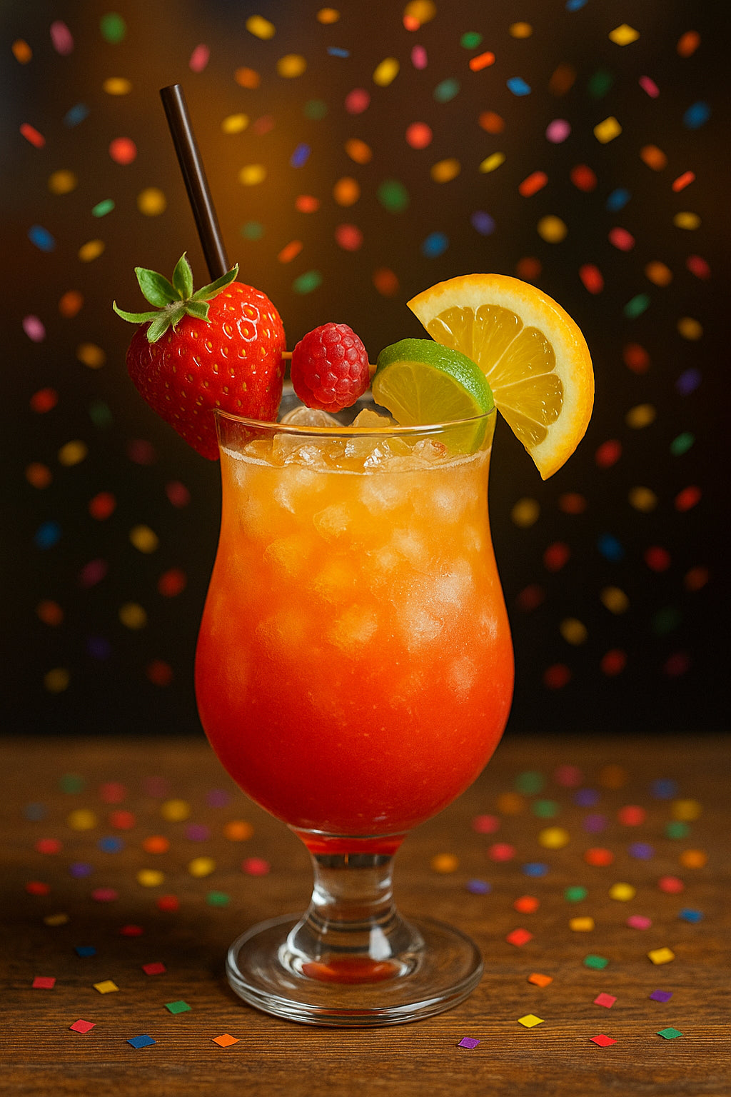 Cocktail festif aux fruits