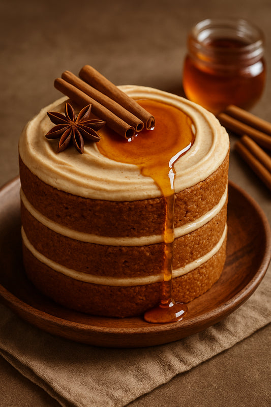 Gâteau cannelle & miel