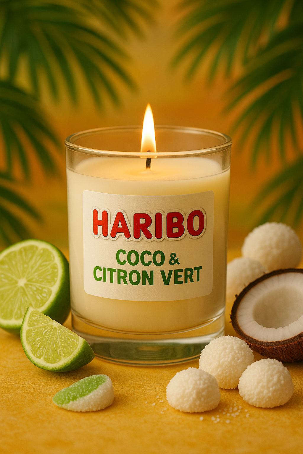 Haribo coco et citron vert