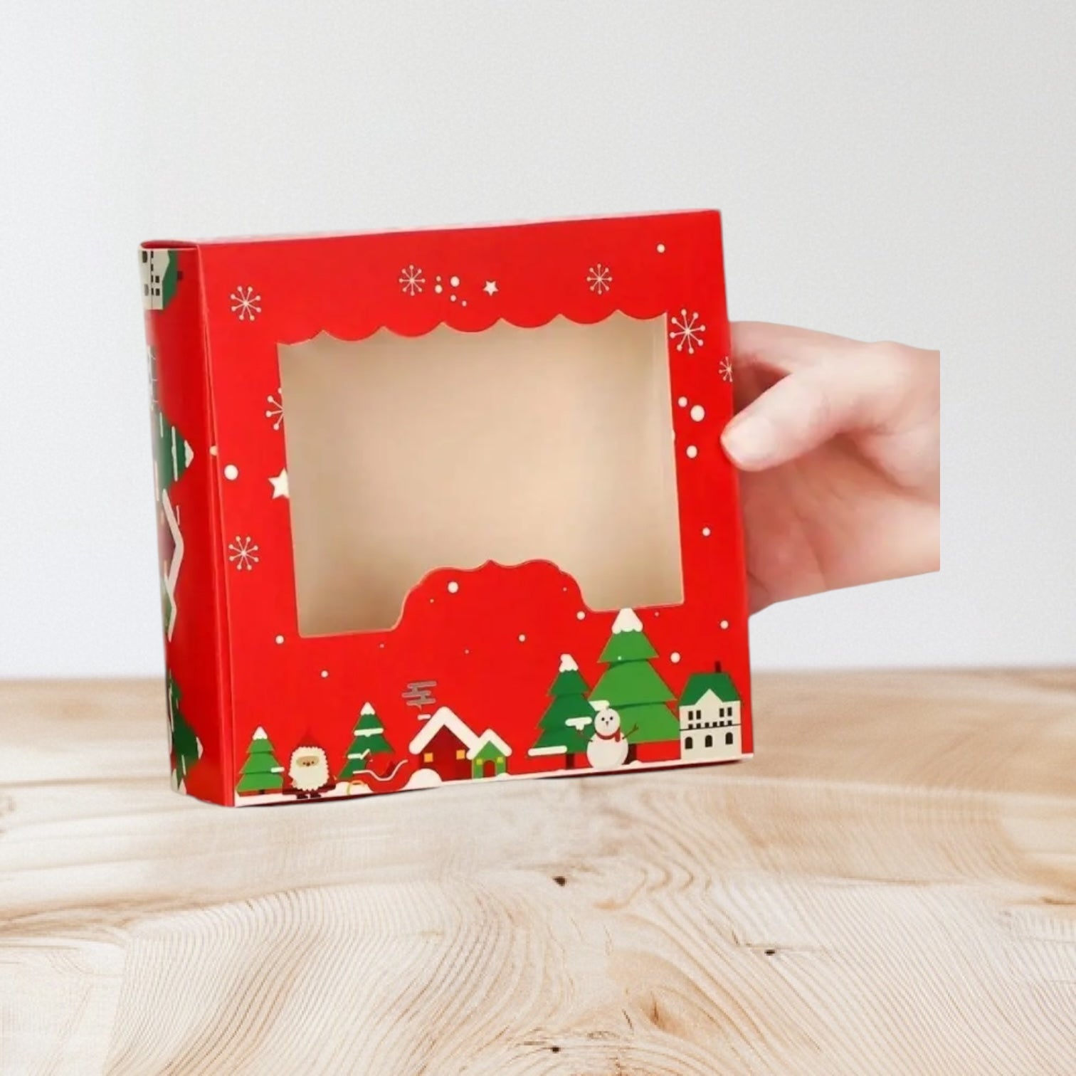 Boîte Noël 13,5x13,5x5,2cm