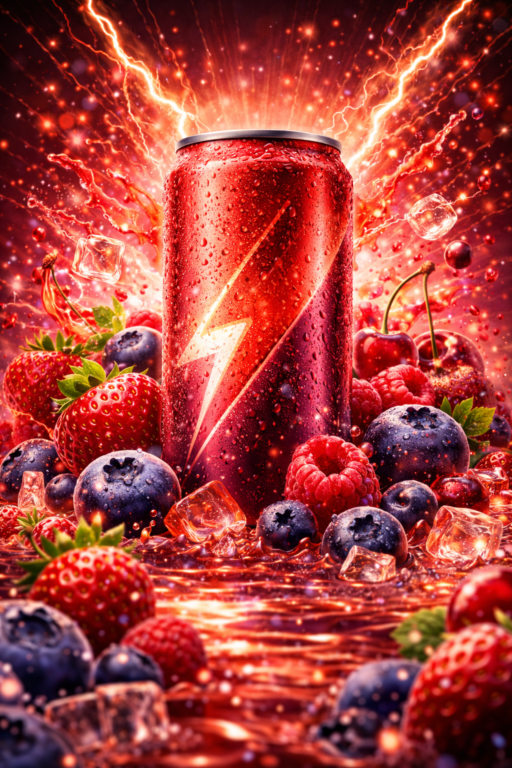 Energie fruits rouge