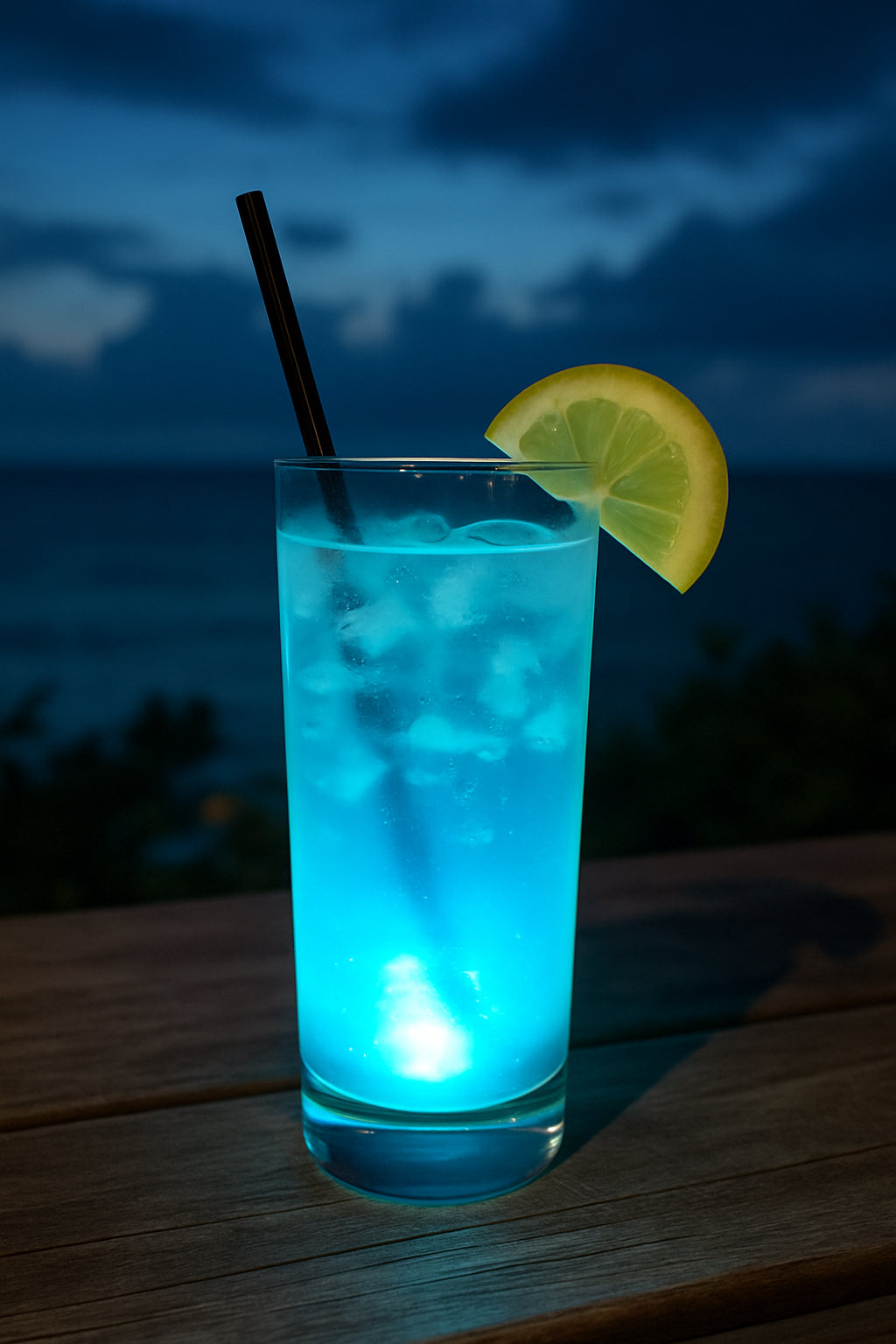 Cocktail lueur de mer profonde