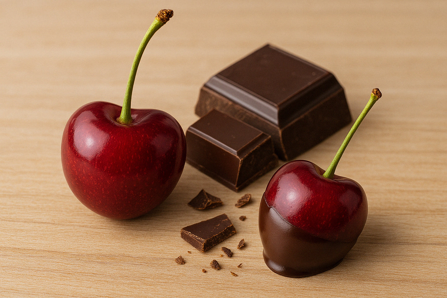 Cerise et chocolat