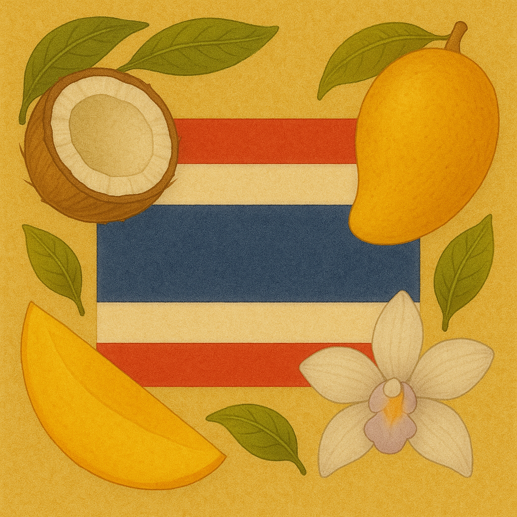 Thaïlande : Mangue & lait de coco
