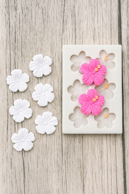 Moule en silicone – Fleur style Monoï