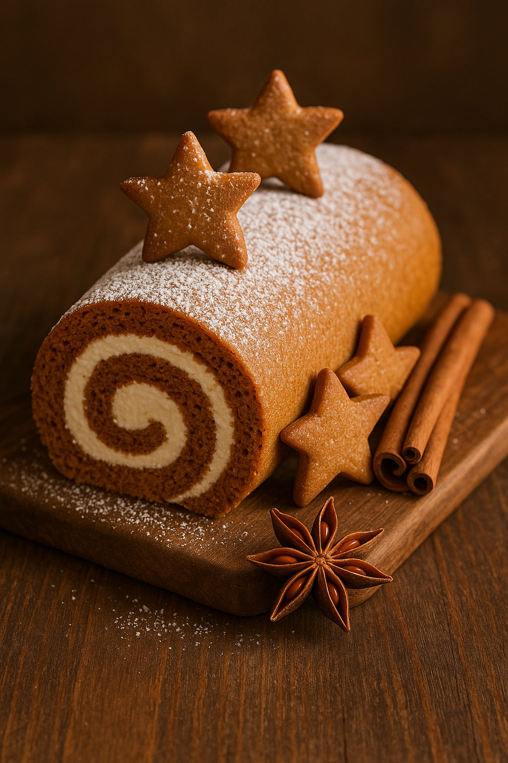 Bûche au pain d'épices