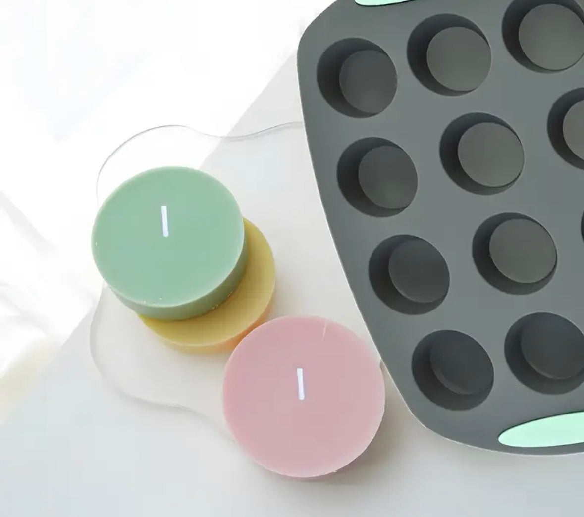 Moule silicone pour bougie chauffe plat 8h