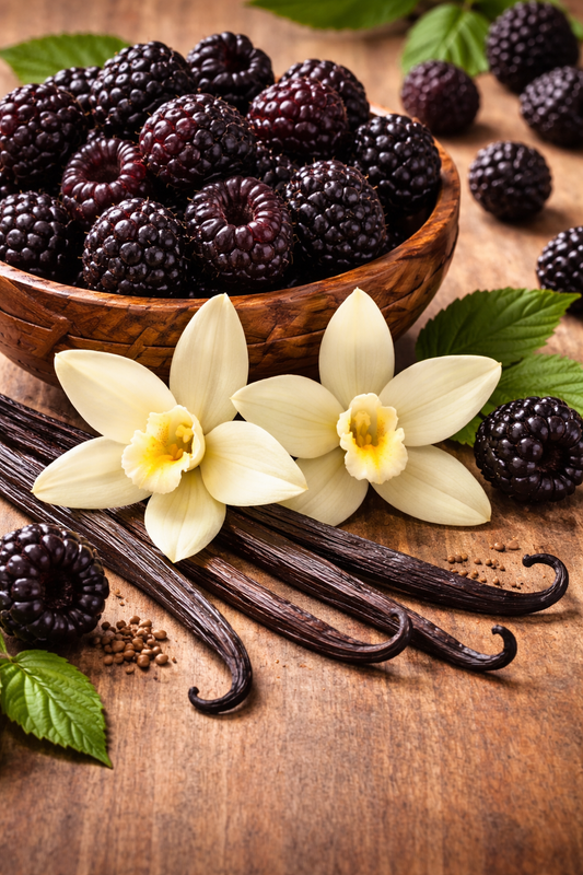 Monoi Framboise Noire Vanille