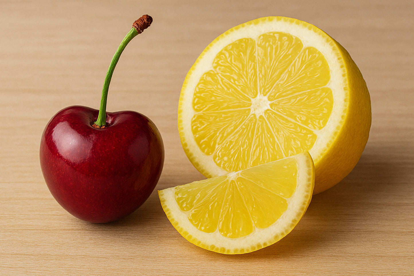 Cerise et citron