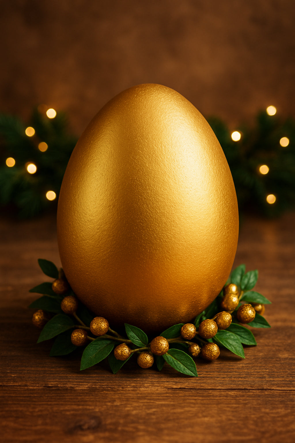 Petit oeuf de Pâques gold