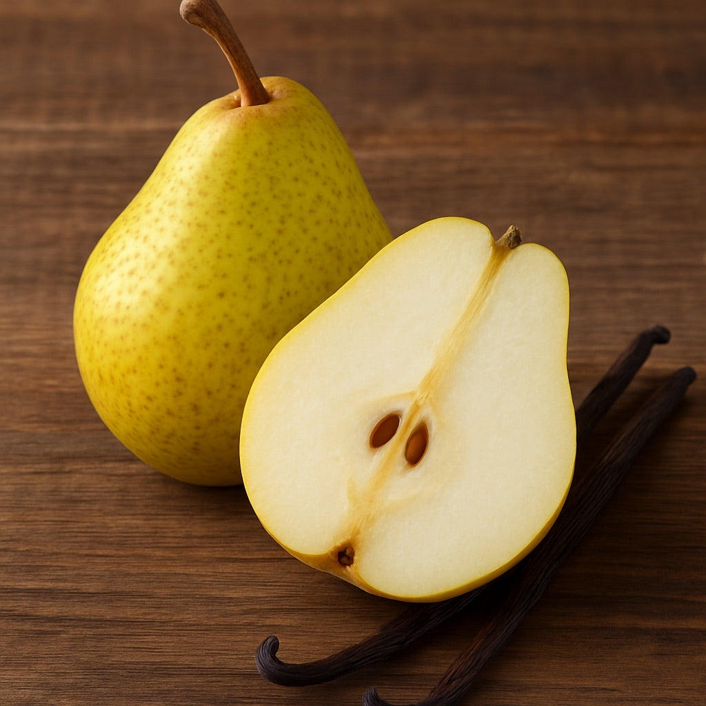 Velours de poire et vanille